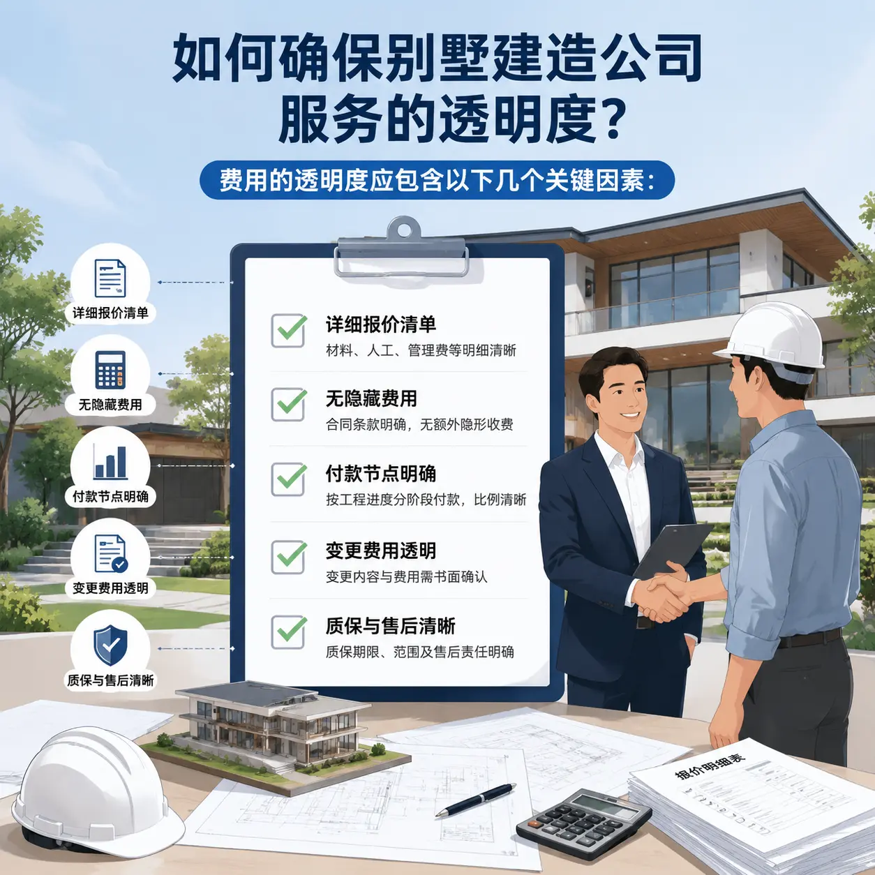 在 黄平 如何确保别墅建造公司服务的透明度?
