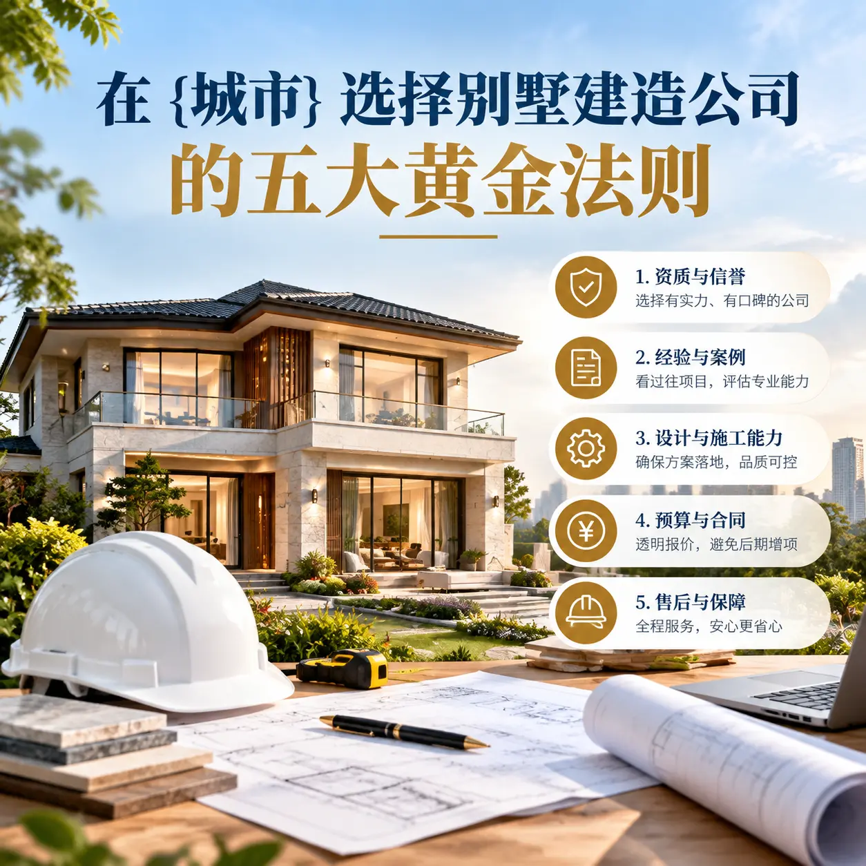 在 黄平 选择别墅建造公司的五大黄金法则