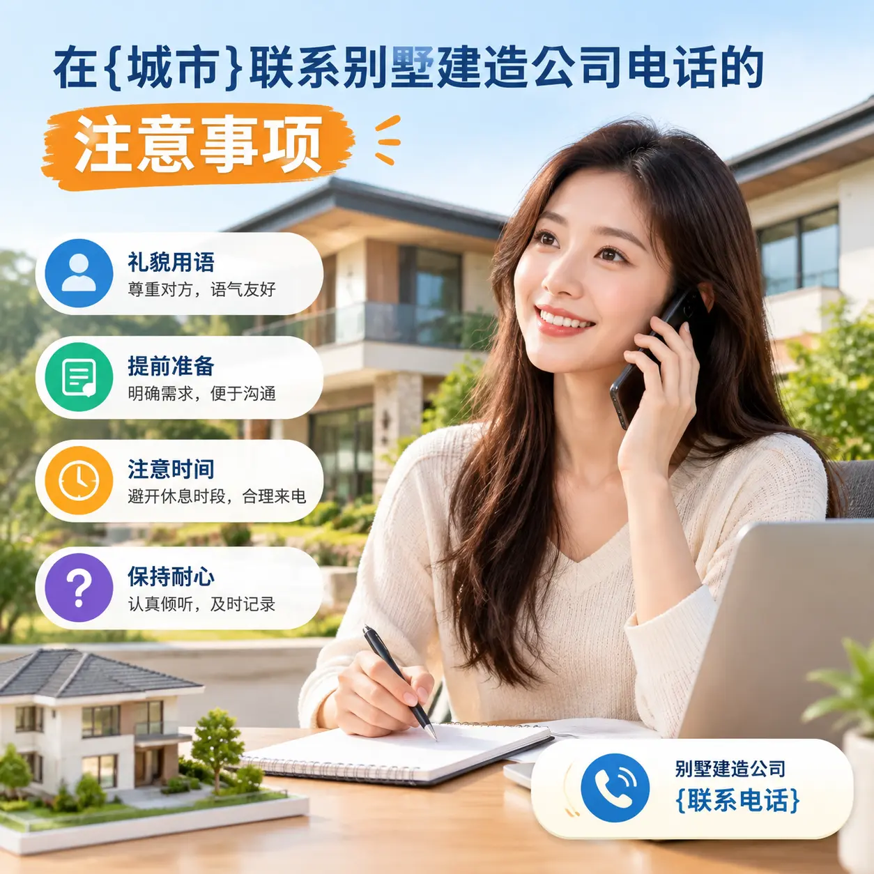 在黄平联系别墅建造公司电话的注意事项