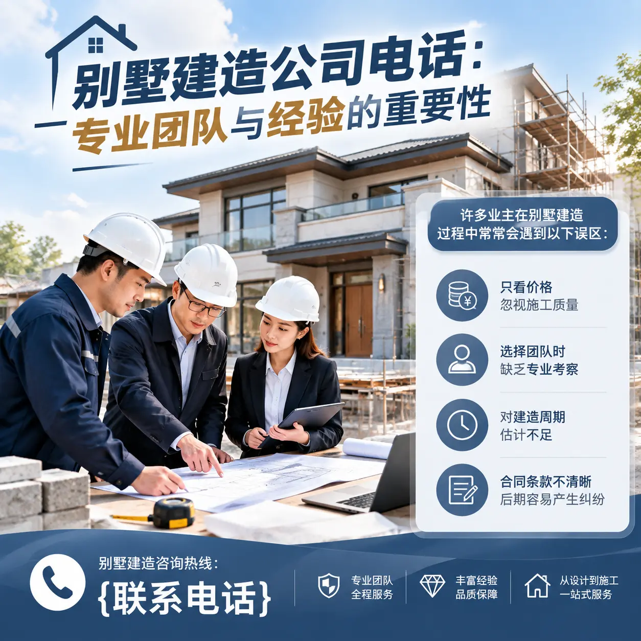 黄平别墅建造公司电话：专业团队与经验的重要性