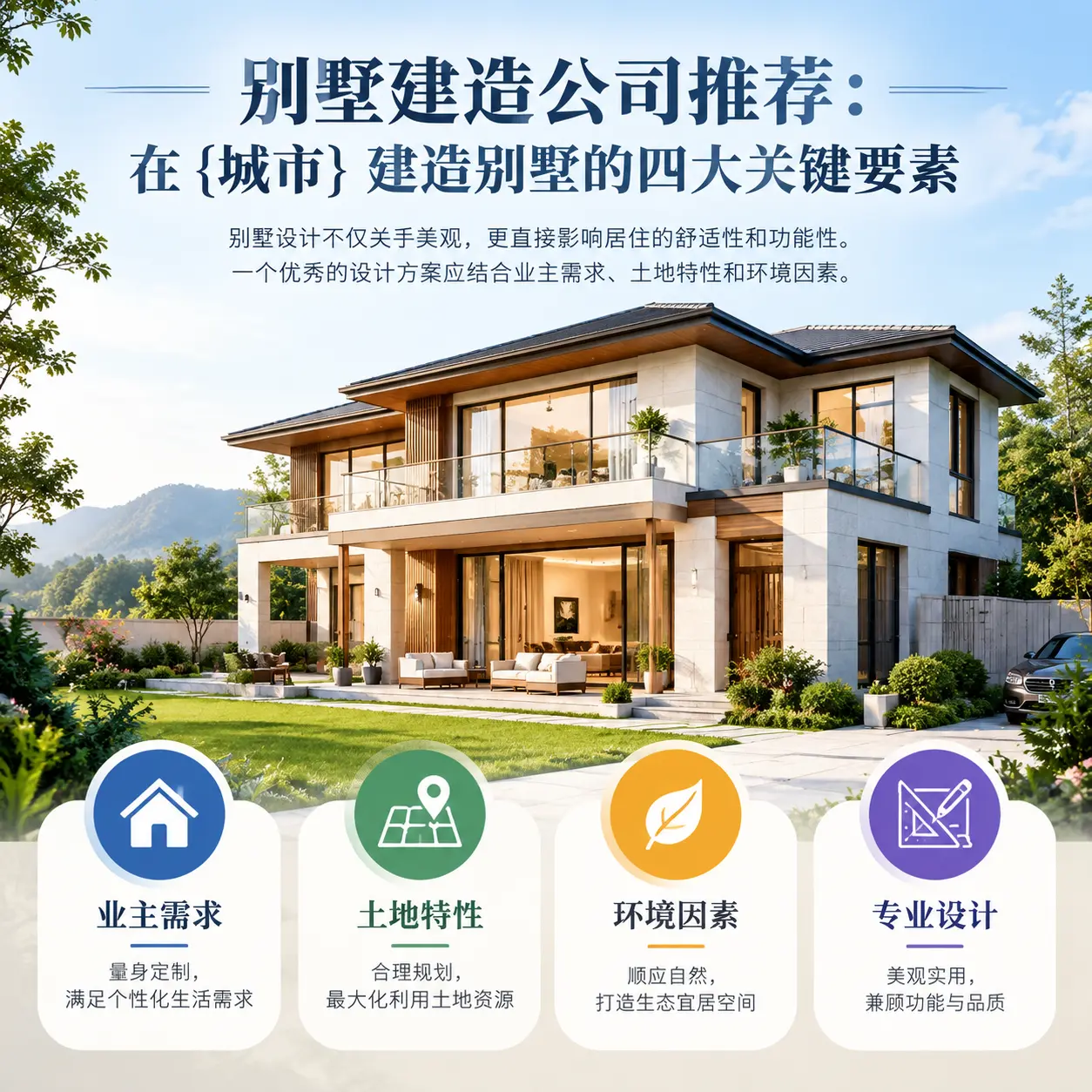 别墅建造公司推荐:在 黄平 建造别墅的四大关键要素