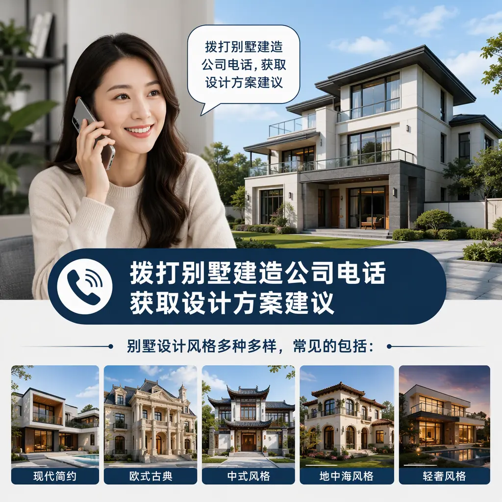 拨打黄平别墅建造公司电话,获取设计方案建议