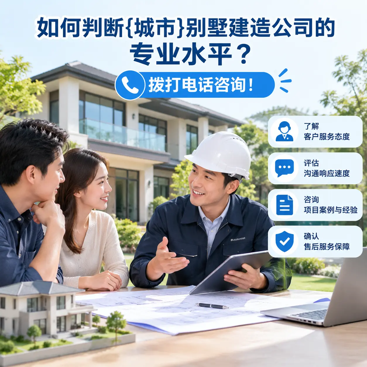 如何判断黄平别墅建造公司的专业水平？拨打电话咨询！